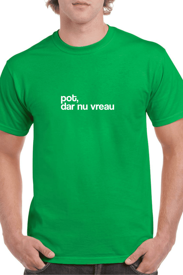 Tricou personalizat Bărbați - Pot, dar nu vreau