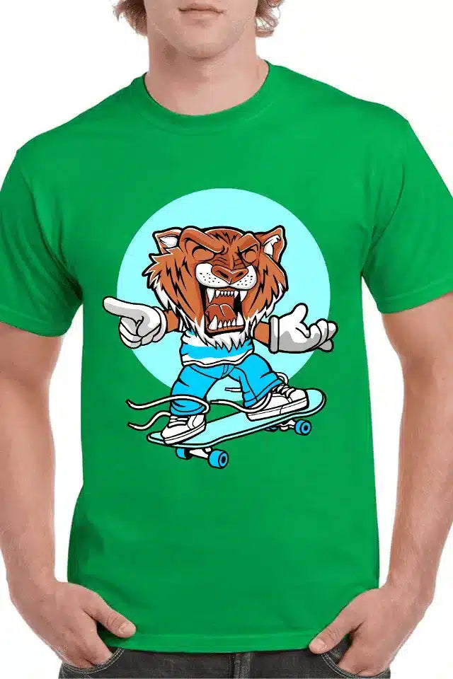 Tricou personalizat Bărbați - Tiger Skate