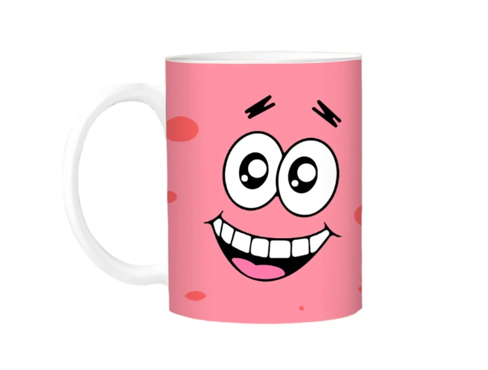 Cana personalizata, Patrick Star, Ceramica, Alb, 350 ml